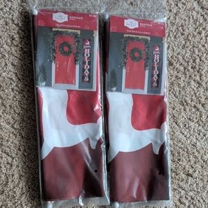 NEW! Pair Of Holiday Door Banners